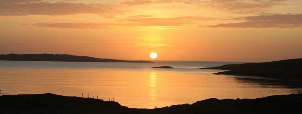 Photo Header for Privacy  Page - Sunset over Midwick, Artist's croft